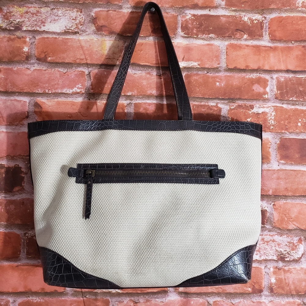 BOSCA Italian Made Fitzroy Tote Vintage Crocco Bag